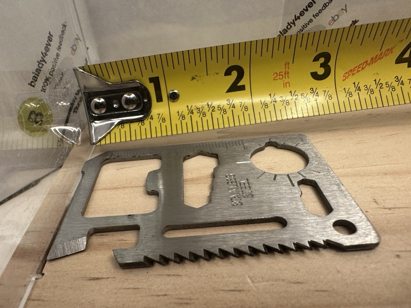11 in 1 Survival Pocket Credit Card Multi-tool Stainless Steel