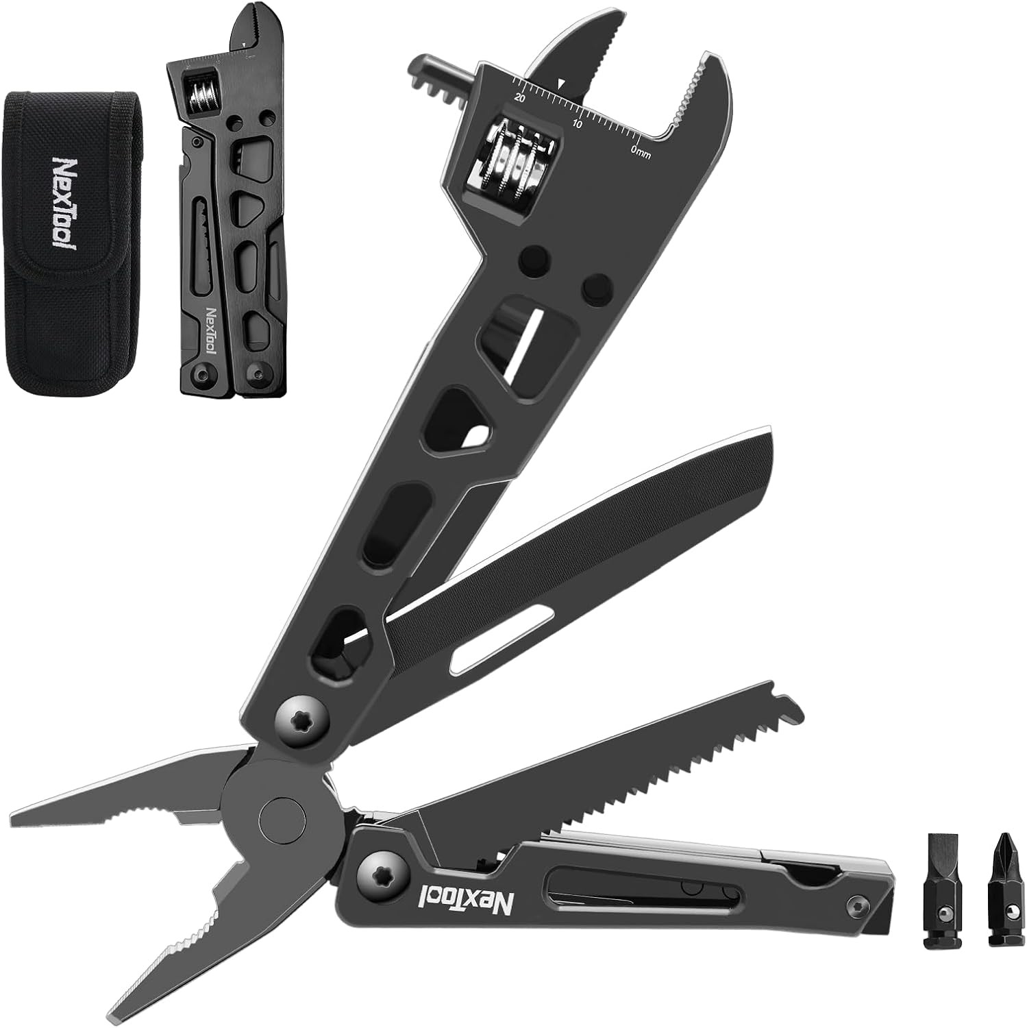 Adjustable Wrench Multitool 9 in 1 Multi Tool W/ Multitool Pliers Adjustable
