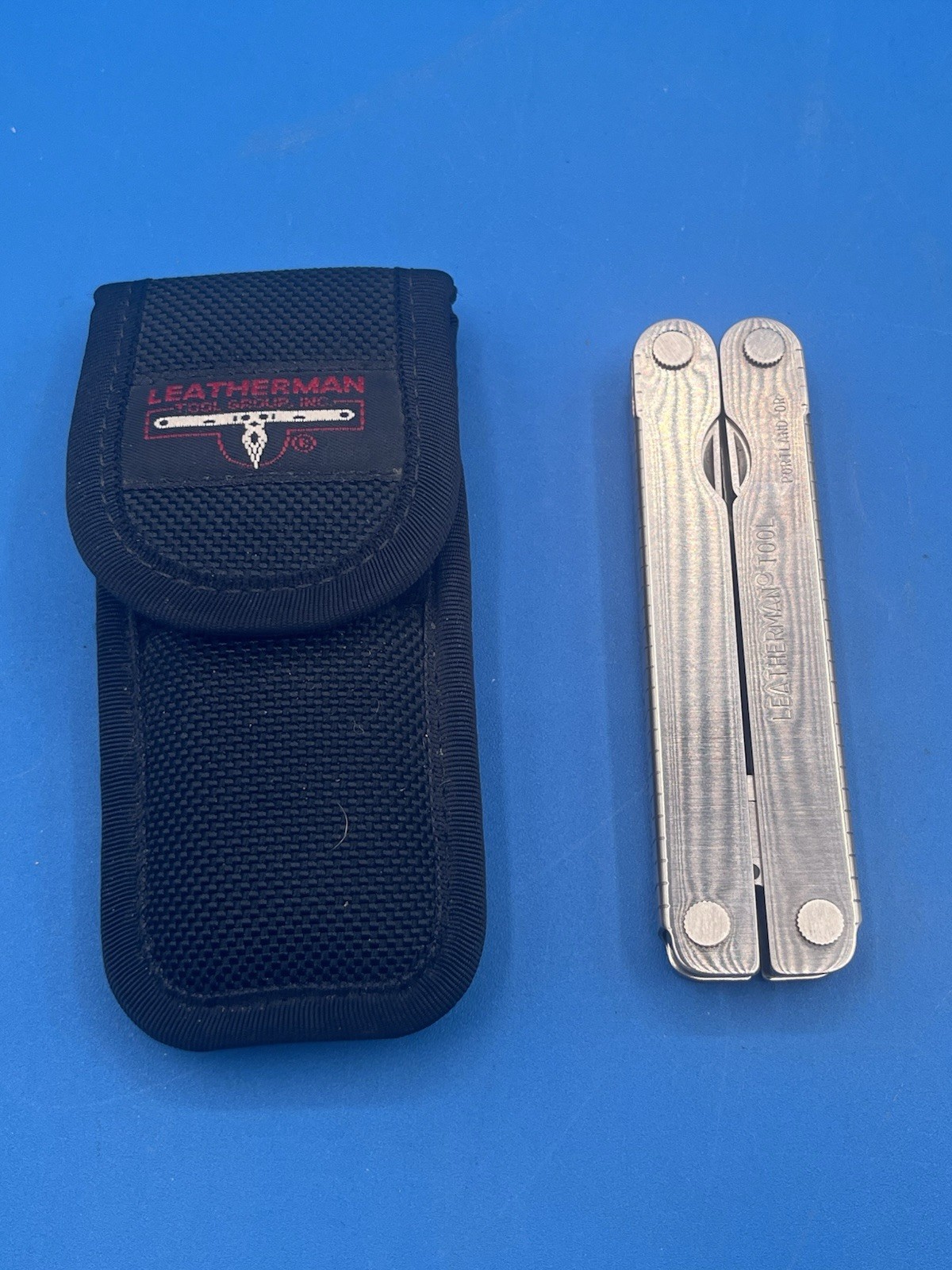 Vintage Leatherman PST Pocket Survival Tool 11/00 Multi Tool w/ OEM Sheath USA