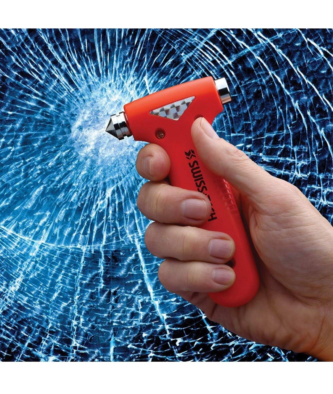 SWISS+TECH ST85109 BodyGard Auto Emergency Hammer Escape Tool