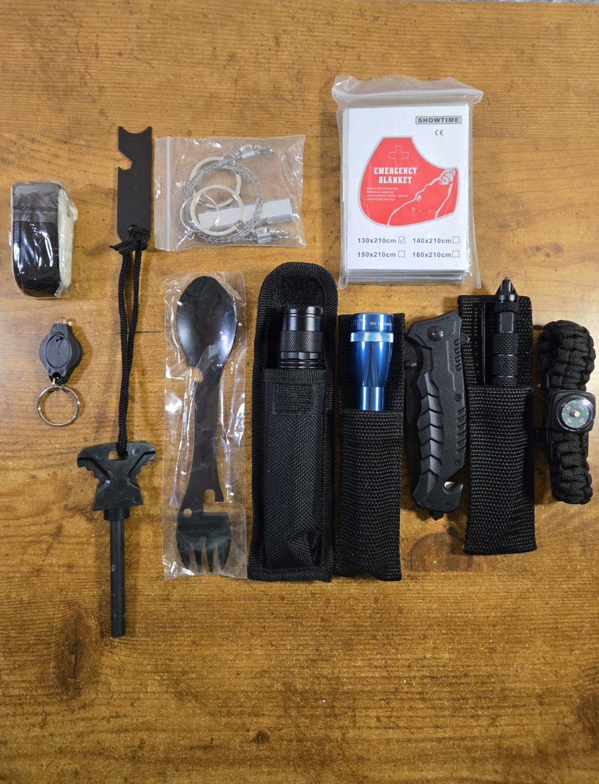 Showtime Outdoor Activity & Survival Multiple Piece Tool Kit, New