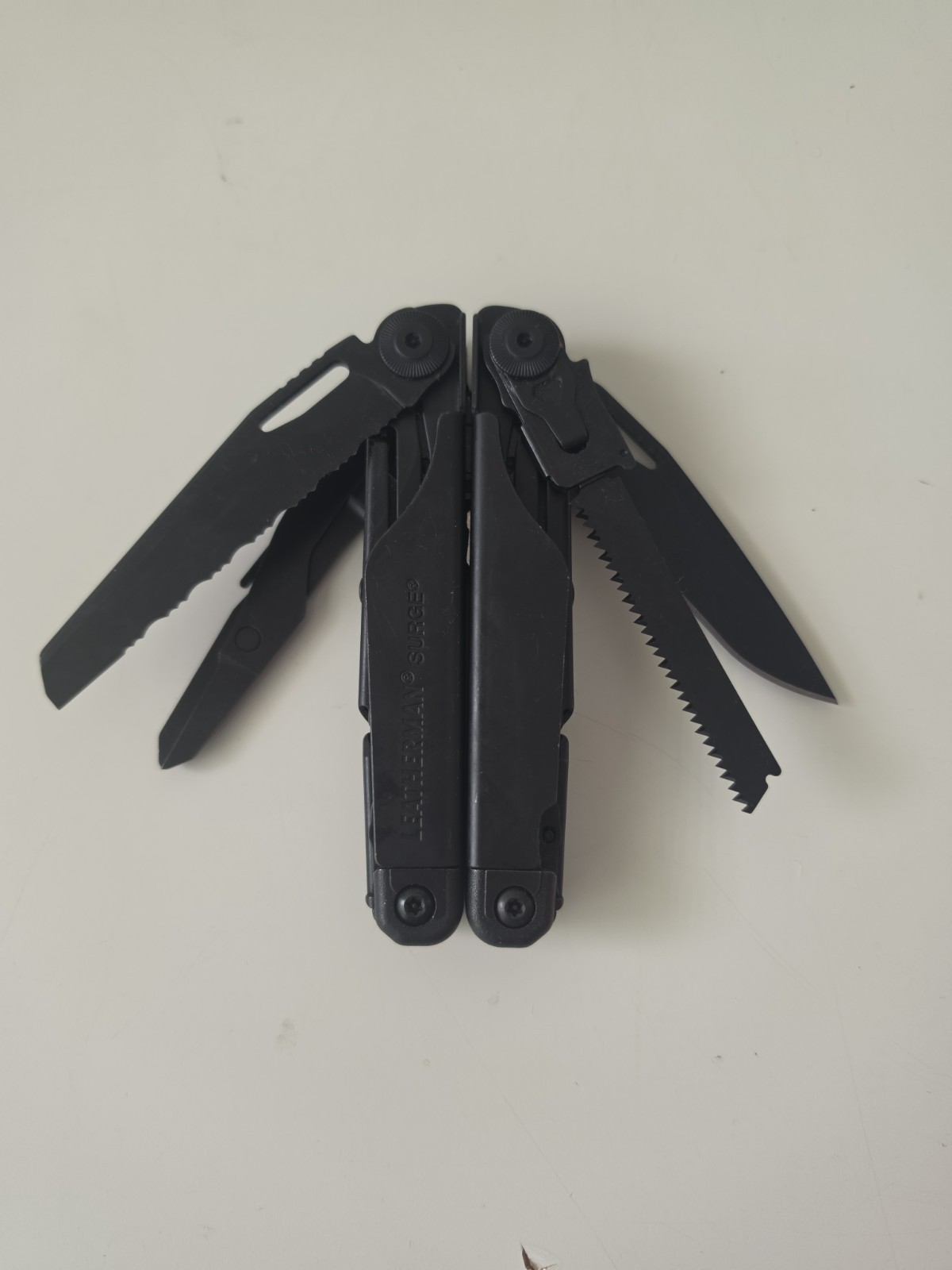 LEATHERMAN SURGE 19-In-1 Black Oxide Heavy Duty Multitool With Sheath