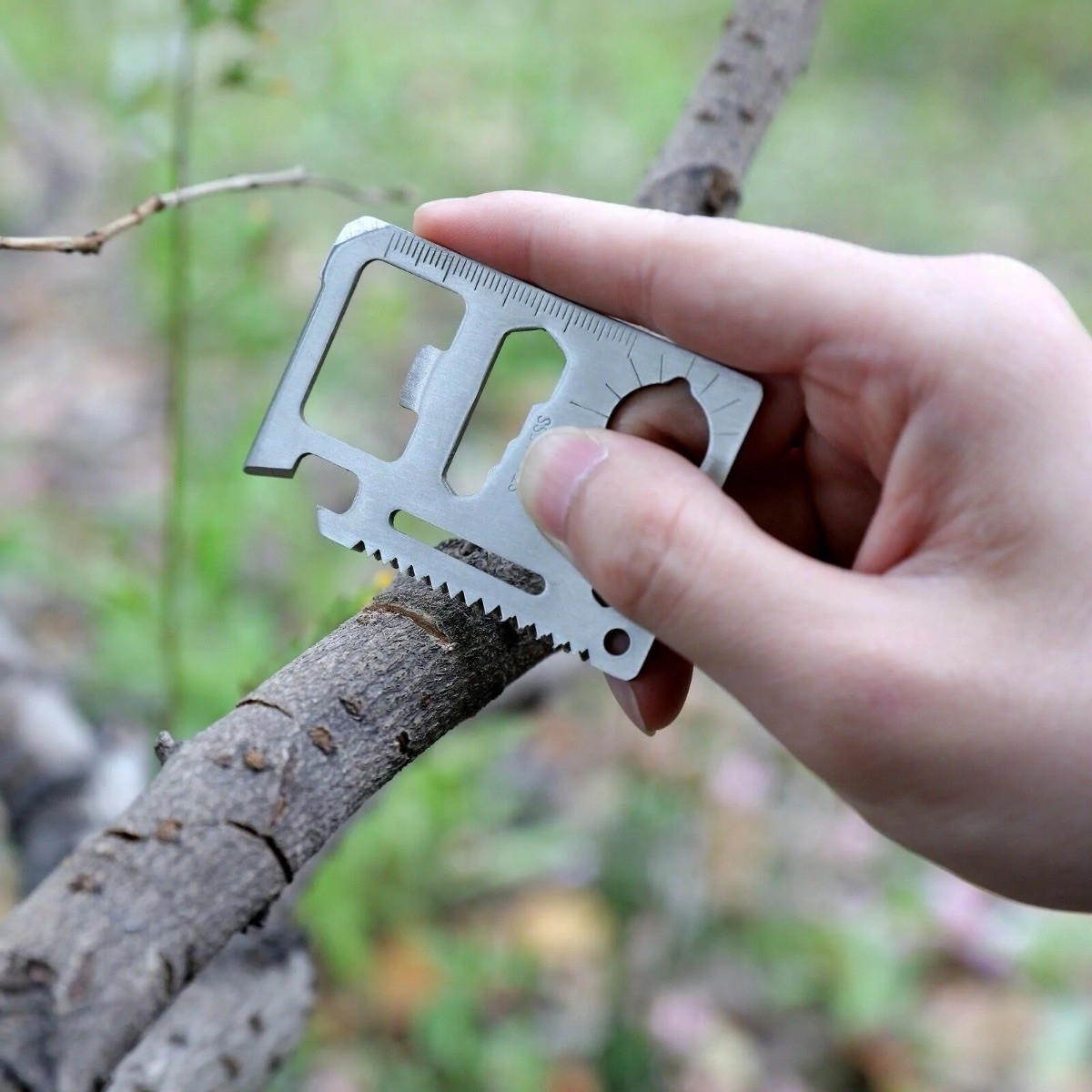 Ozark Trail 10-in-1 Pocket Card Multi-tool Stainless Steel Pocket Knife NEW