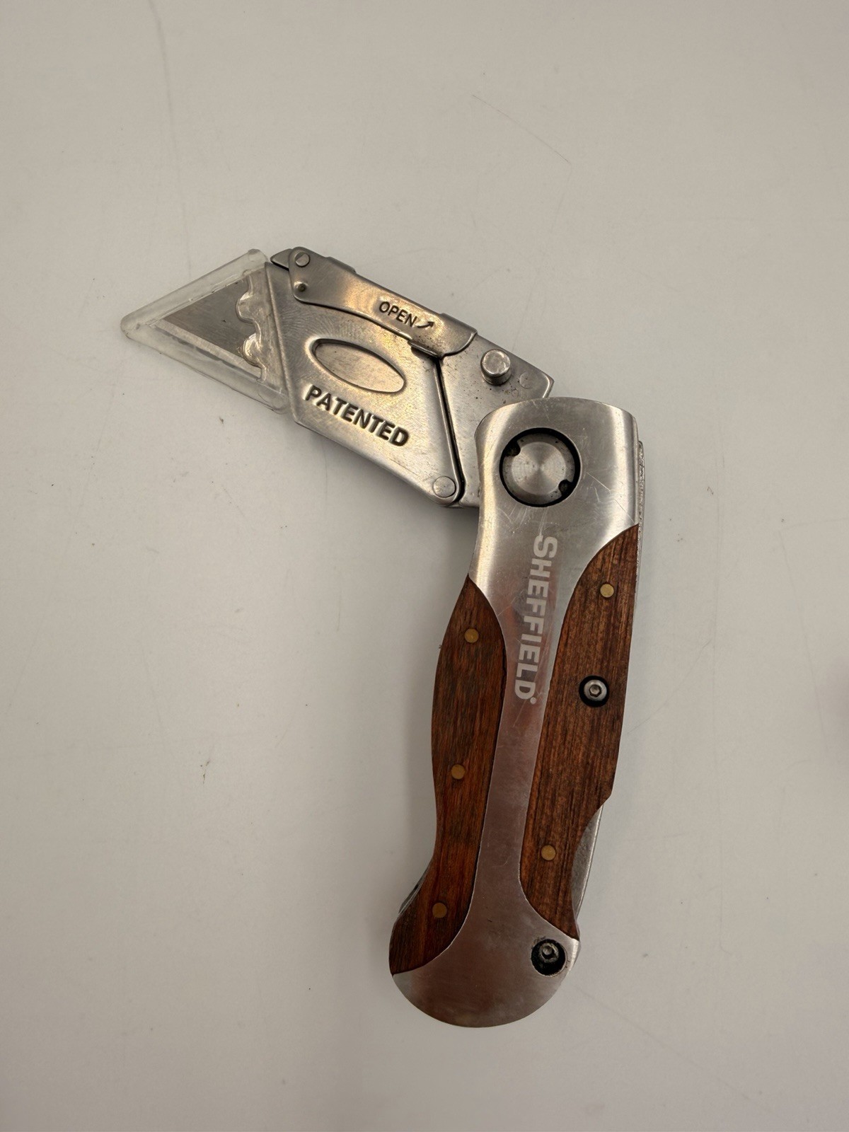 Sheffield 12-in-1 Hatchet Multi Tool Axe Hammer Camping Survival Gear Hardwood