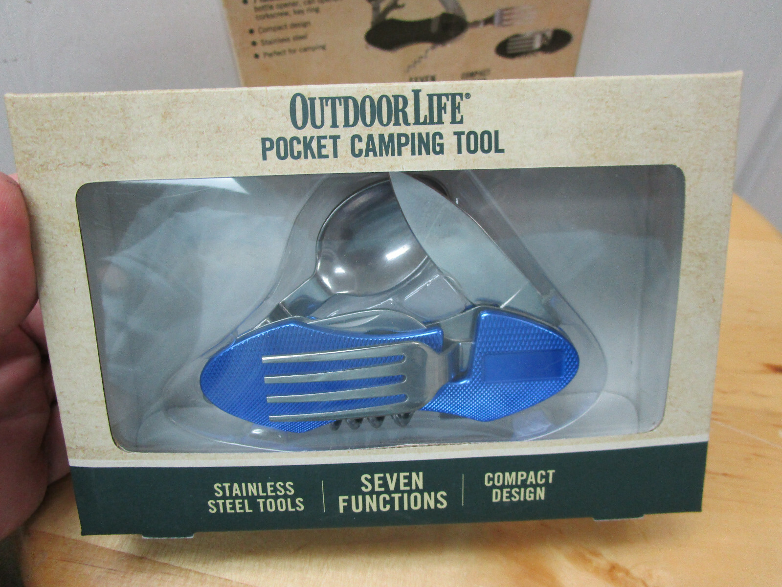 2 x Outdoor Life Pocket Camping Tool, 5 Blade-Blue (GMP0133SR-400)