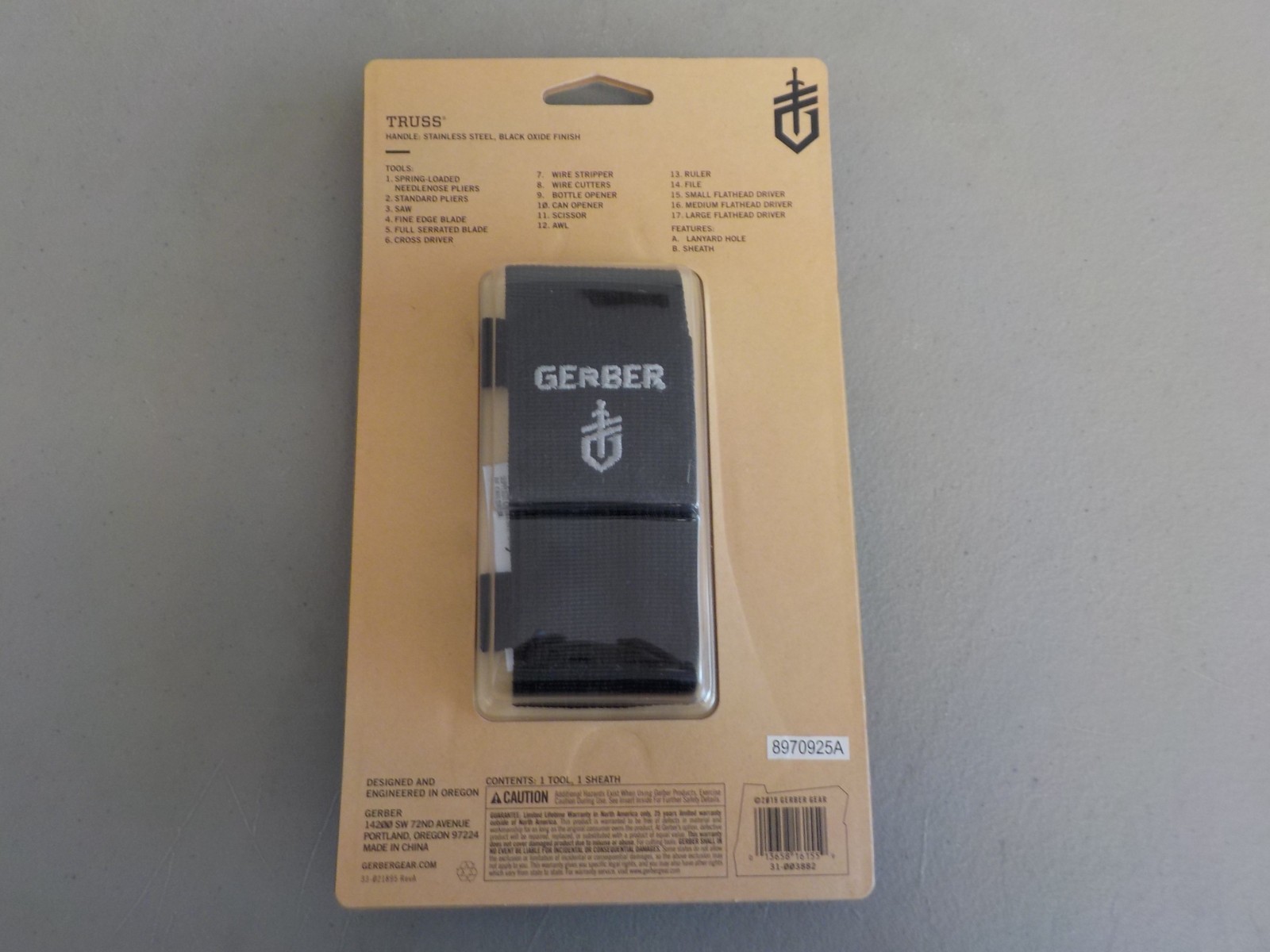 Gerber Truss Stainless Steel Multi 17 Tool – BRAND NEW – FREE SHIPPING