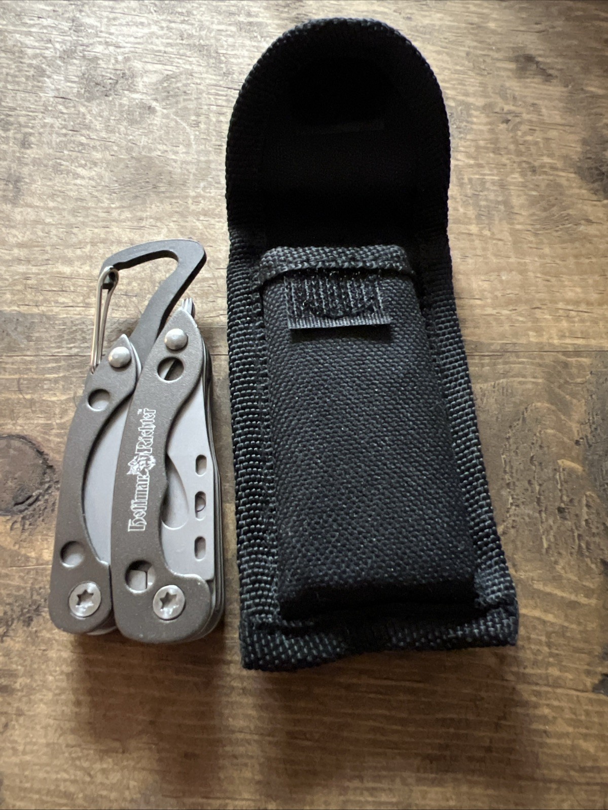 Hoffman Richter Mini Multitool 7-in-1 Knife Bottle Phillips Serrated Knife Plier