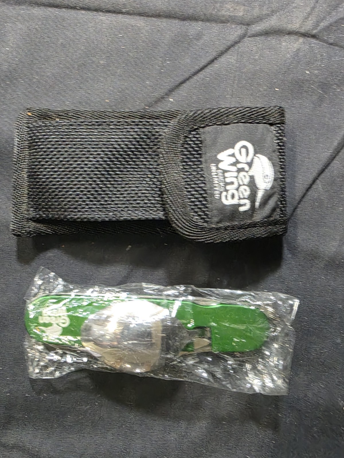 Green Wing USA 4-in-1 Camping Utensil Multi-Tool Knife/Fork/Spoon w/ Sheath