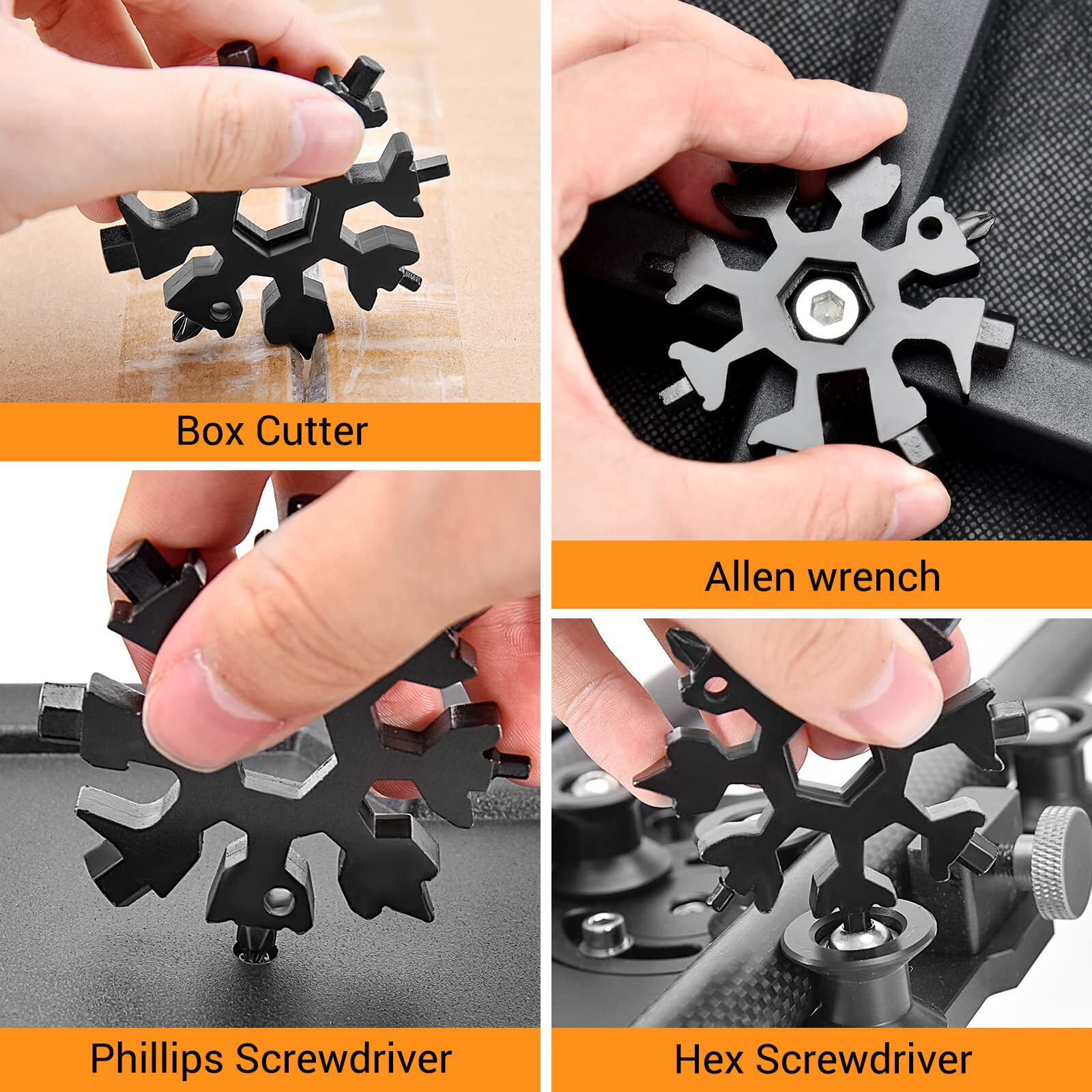 Gifts For Men Valentines Day Gifts For Him 18 In 1 Snowflake Multitool Mens Gift