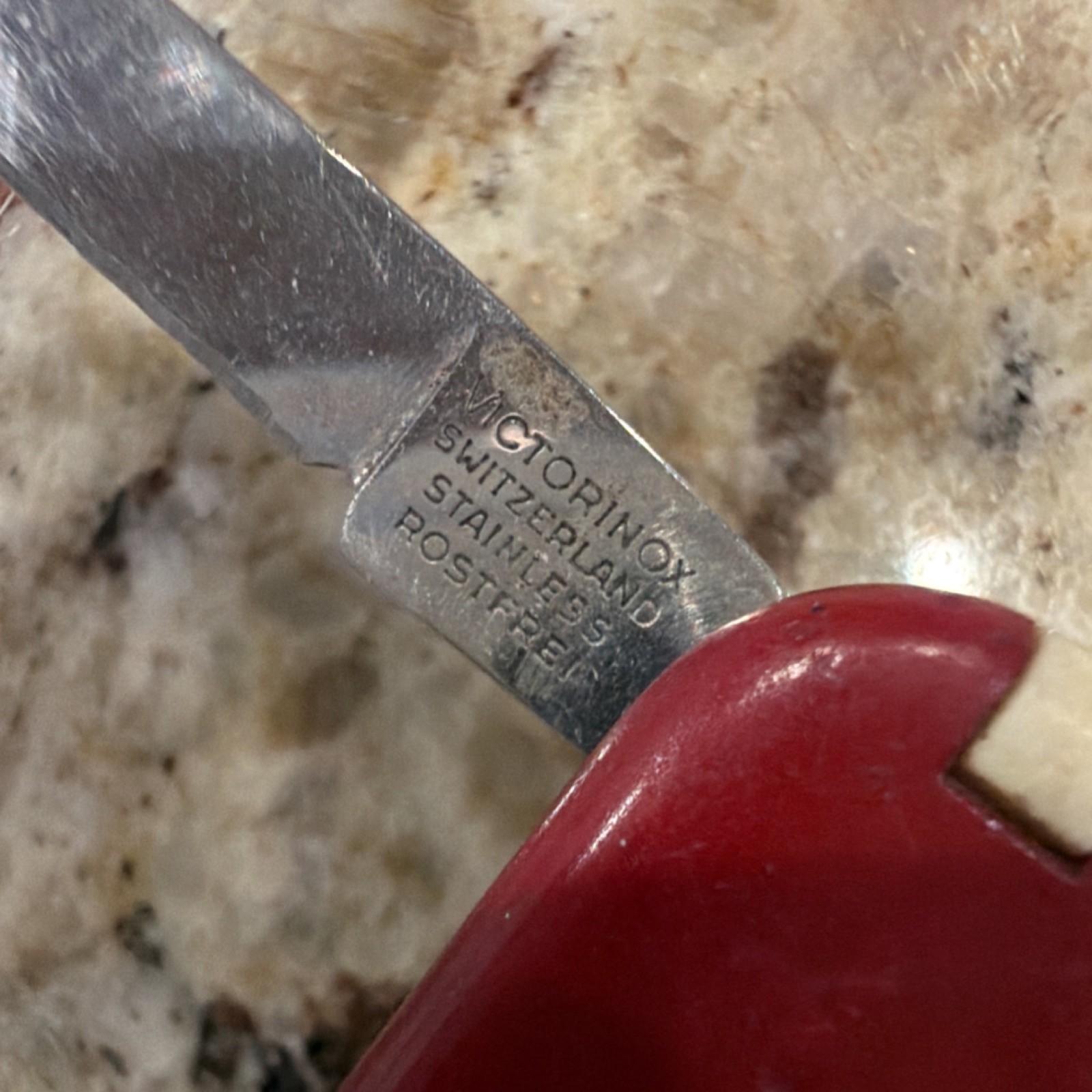 Victorinox Multi-Tool Red Stainless Steel Knife Scissors File Opener Can Opener