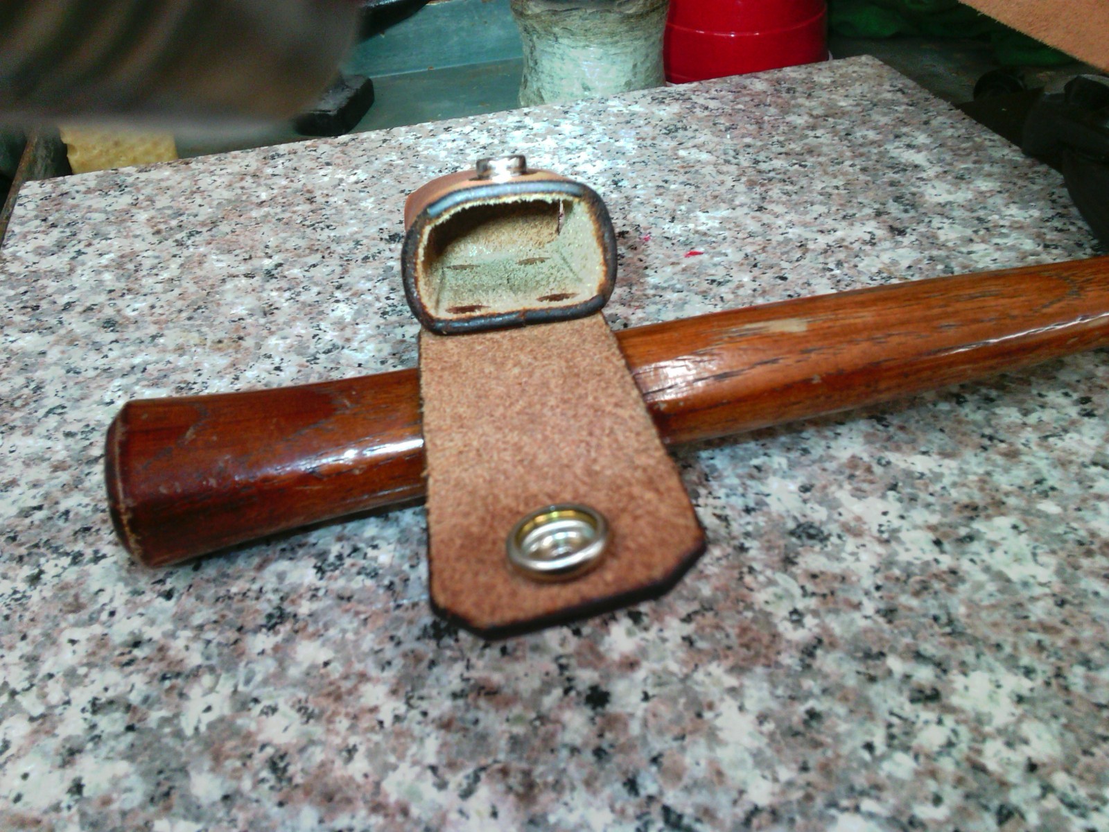 Tan Leather Sheath For Leatherman Wave One Piece Design Custom USA Handmade