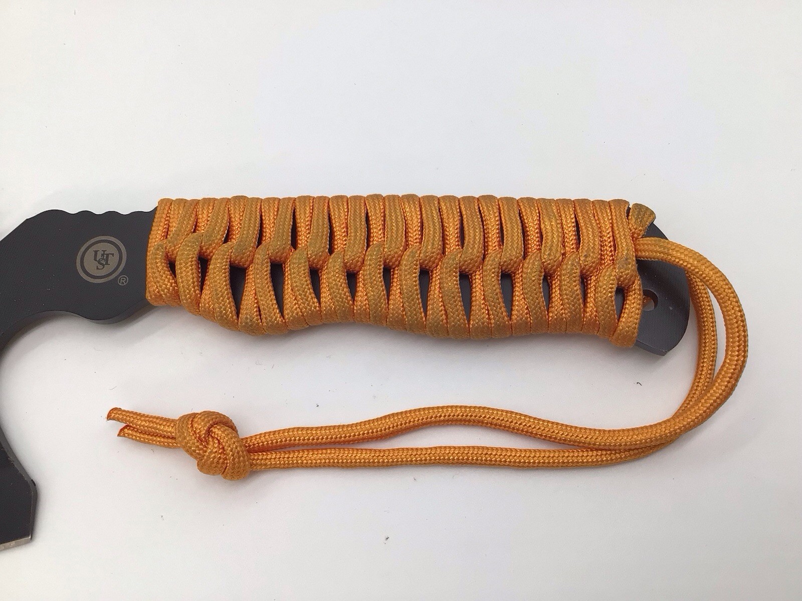 Used UST Survival Axe Hatchet Tool Paracord Handle Hex Wrench Bottle Opener