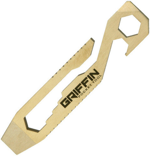 Griffin Pocket Tool GPT 3″ Overall Brass Pocket Tool