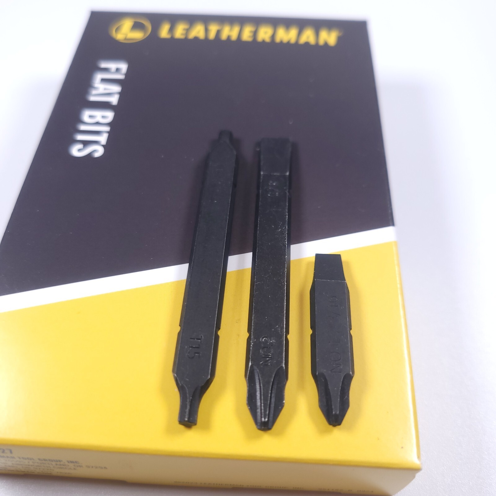 Leatherman MUT, EOD Replacement Bits #2 Phillips, 1/4″ Flat, 1-2 3/16 T15 930368