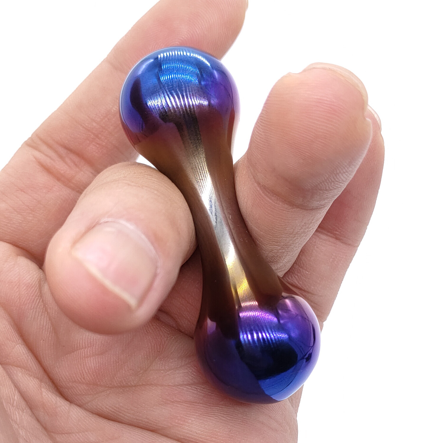 EDC Solid Titanium Decompression Finger Top Begleri Skill Stress Knucklebone Toy