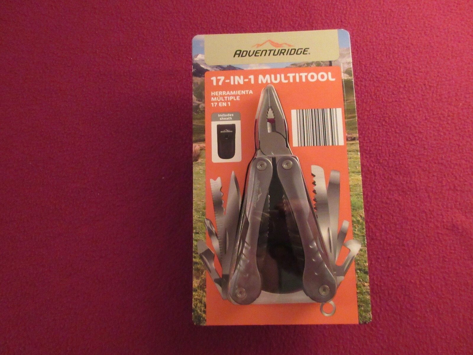 ADVENTURIDGE 17-in-1 Multi Tool With holder New Factory Sealed