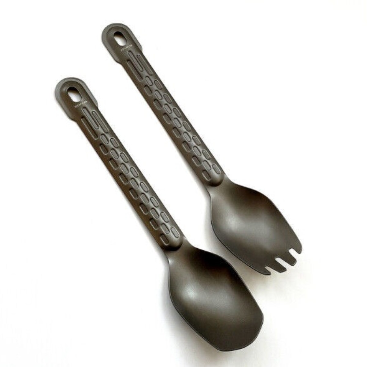 Pure Titanium Spoon / Fork Spoon Tableware Outdoor Travel Portable Meal Tool EDC