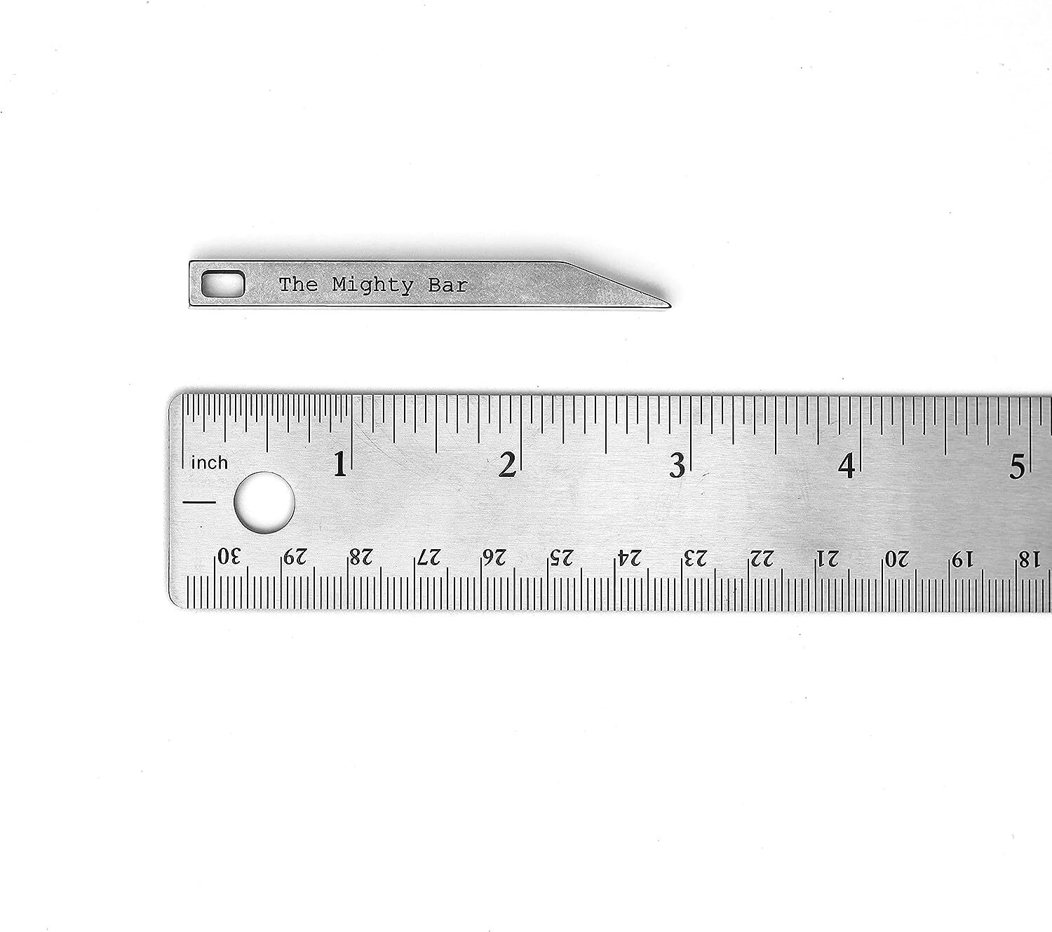 The Mighty Bar – Heavy Duty Keychain Prybar Edc Pry Bar For Every Day Carry Smal