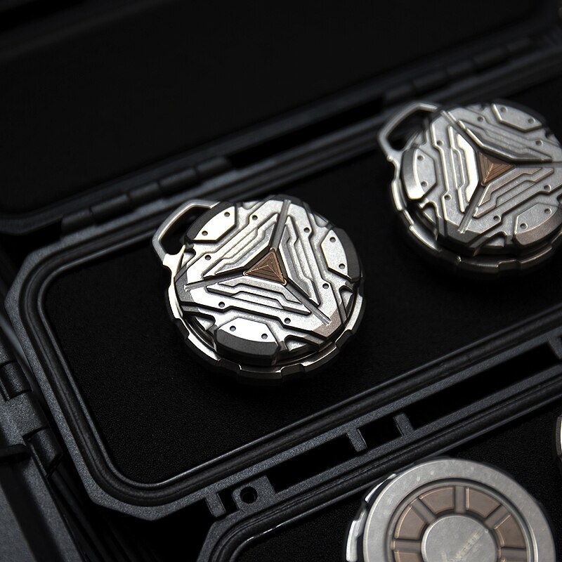EDC Titanium Alloy Pendant Waterproof Case Portable Medicine Box Capsule Tools