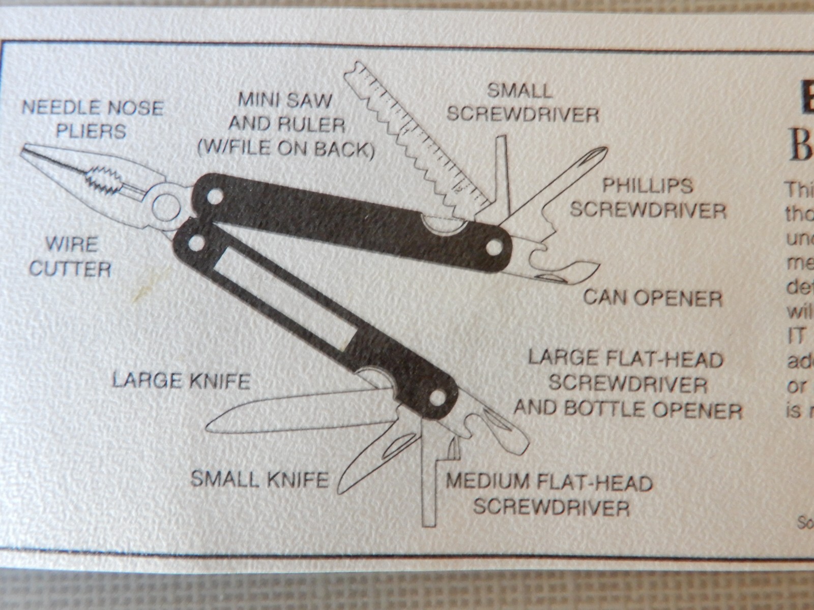 NIB Barlow B182V SuperPliers Multitool with ARCO logo