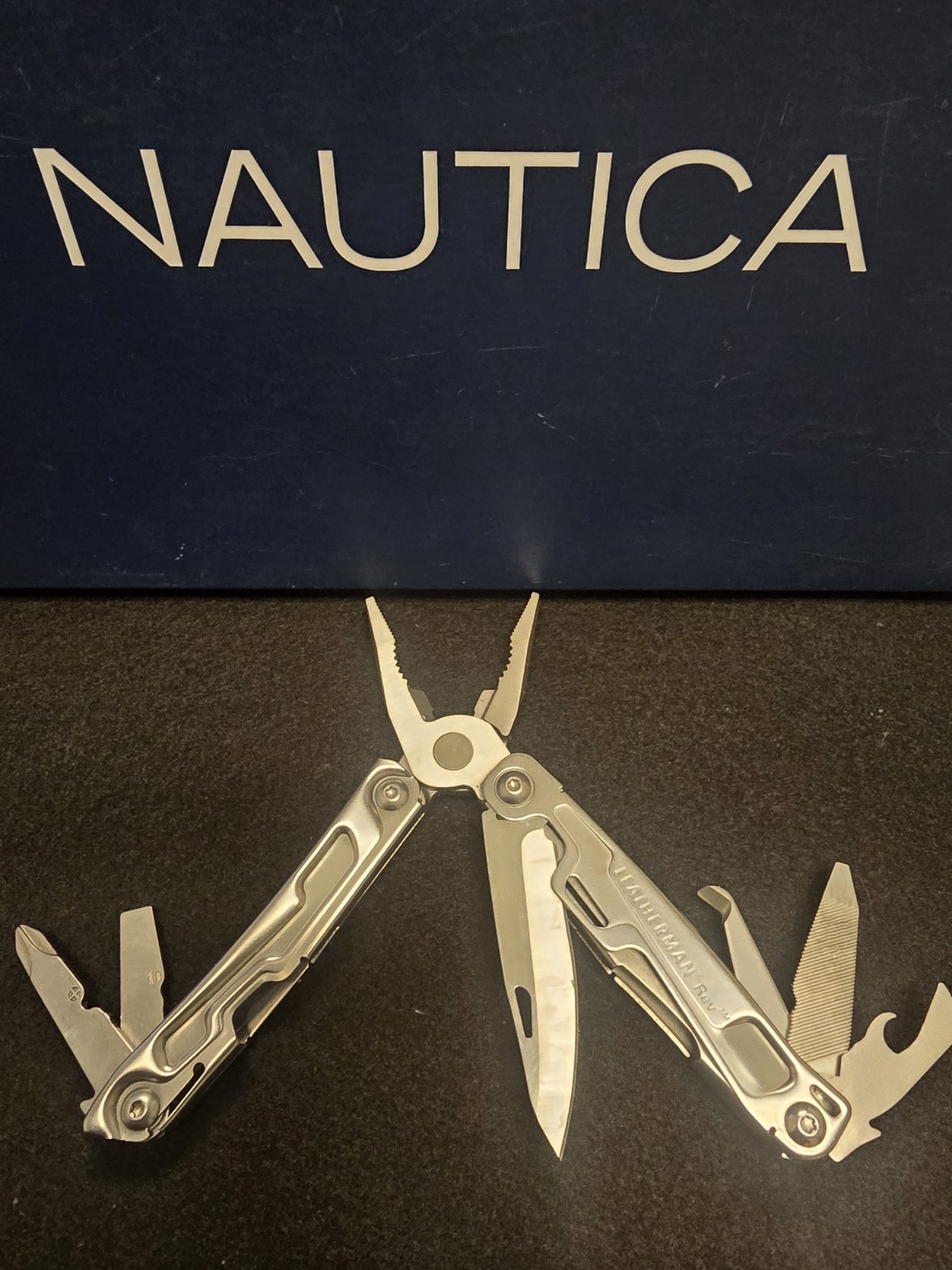 Leatherman 832127 Rev Stainless Steel Multi-tool With Pocket Clip