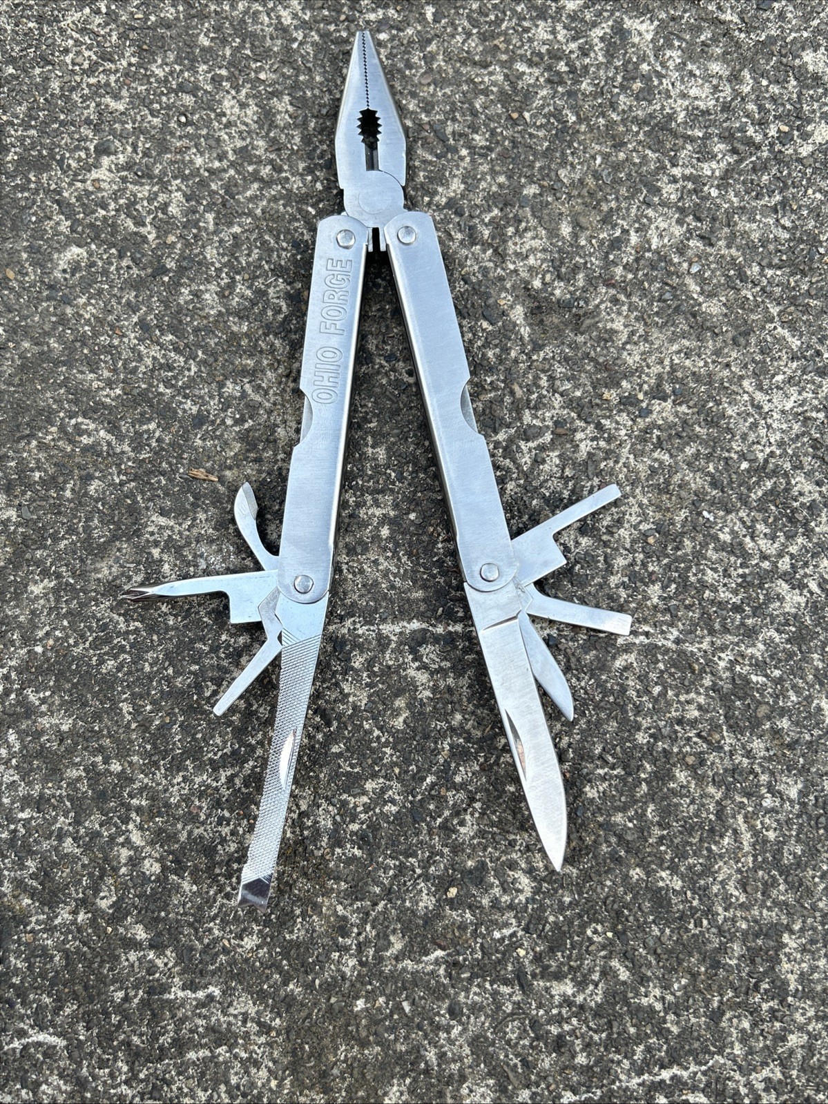 Ohio Forge Stainless Steel Multi Tool. With Case. Made In China