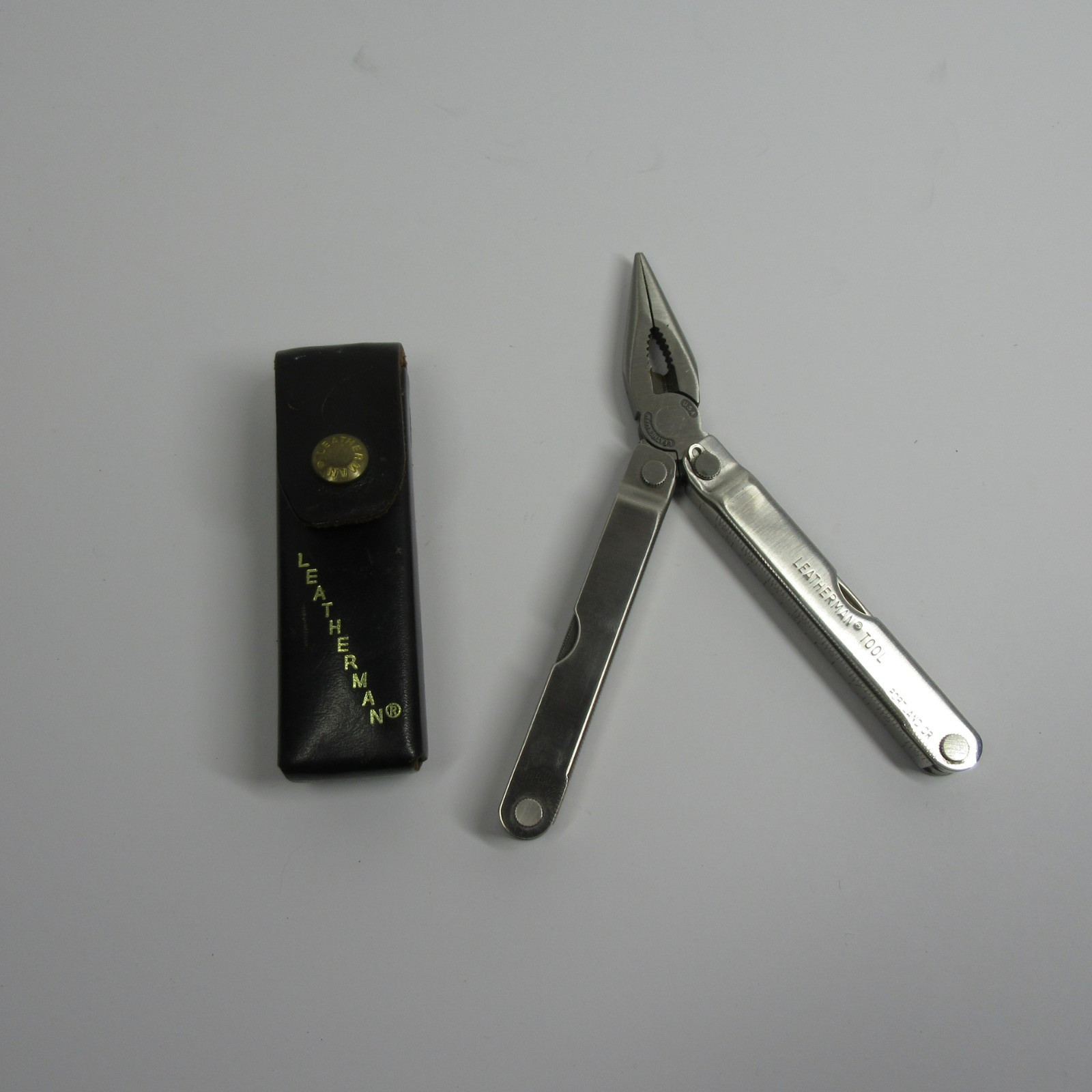 Leatherman Super Tool 1997 Multi-Tool Mint w/Leather Sheath 0997 PAT PEND USA