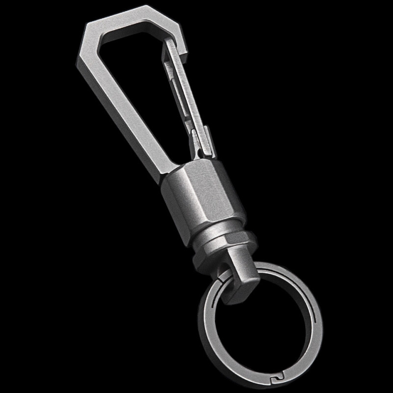 TC4 Titanium Key Chain Carabiner Opener Outdoor Portable Multi EDC Tool