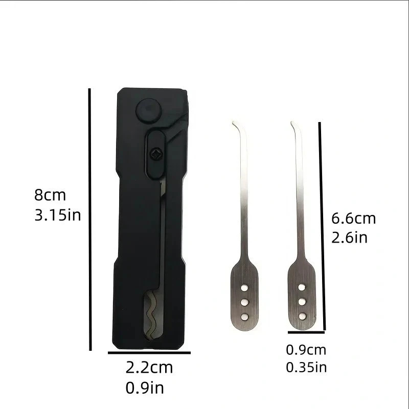 1 Set For Grav Pick Multi-Tool Quick Flip Stainless Steel Outdoor Multi-Tool Out