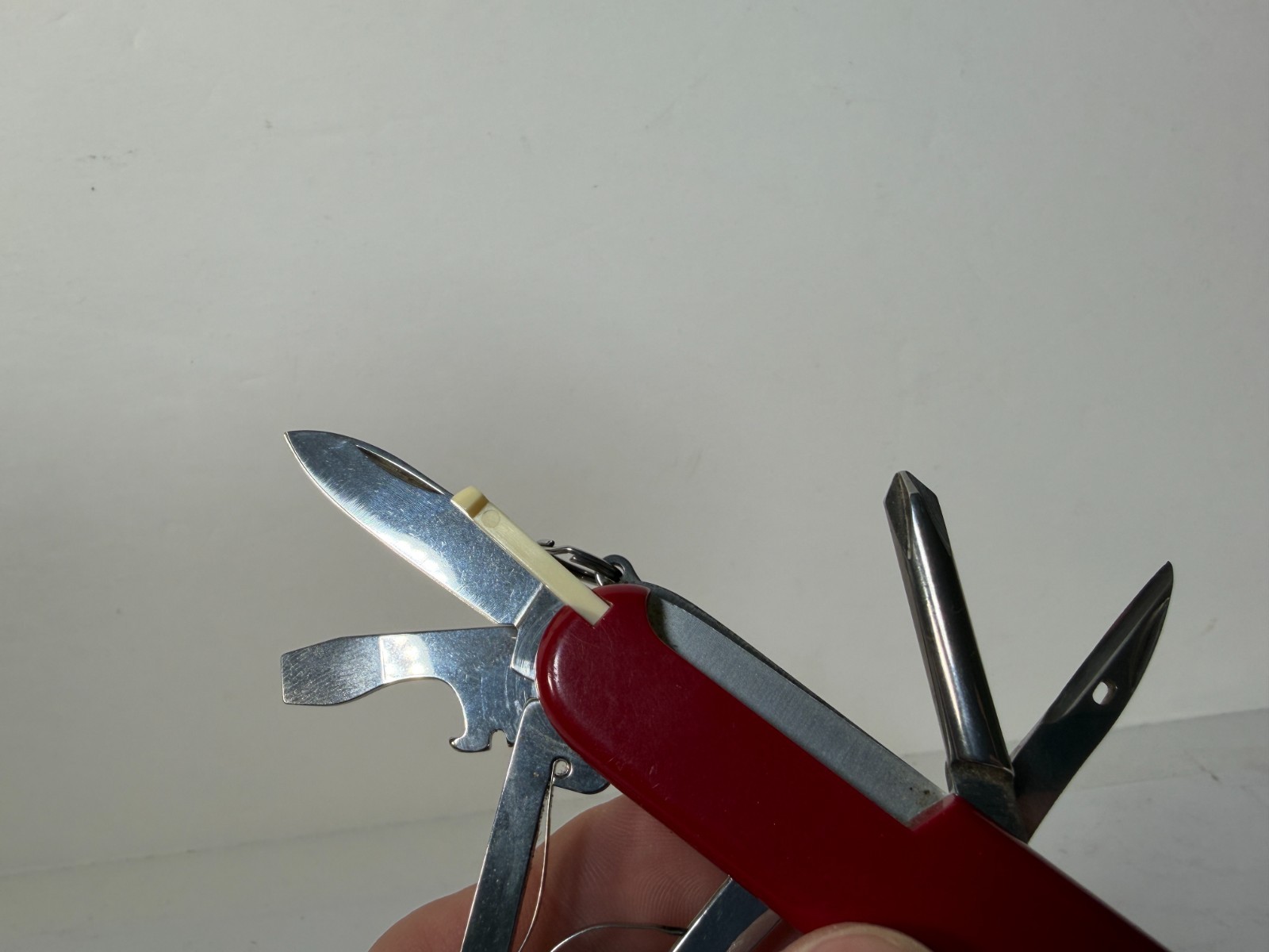 Officer Suisse Swiss Army Style Multi Tool Pocket Knife Red Folding Knife