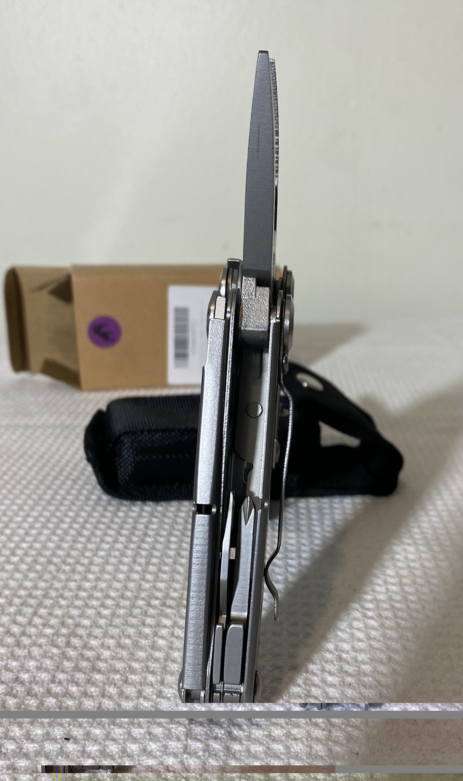 Silver Stainless Steel 13 In 1 Multi-Tool, Plier, Knife, Screwdrivers