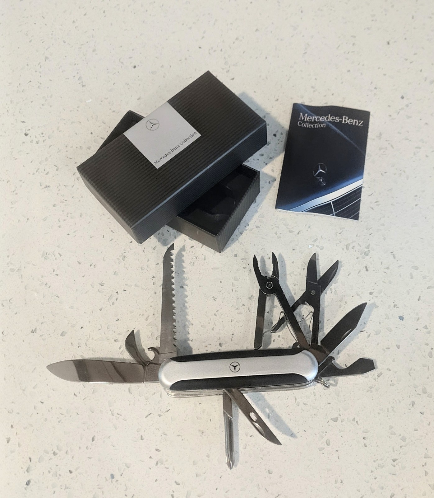 MERCEDES BENZ * RICHARTZ Solingen pocket knife Multi tool – Swiss Army style NOS