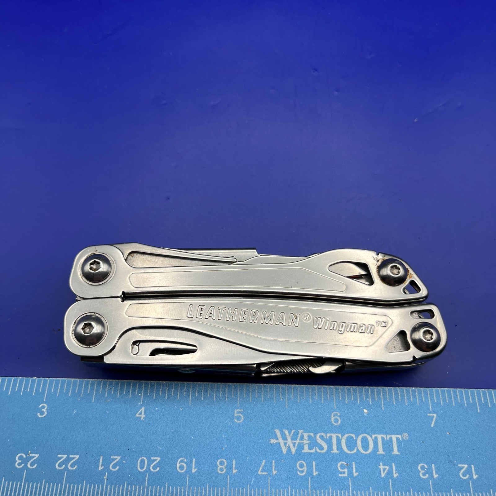 Leatherman Stainless Steel Wingman Multi Tool Scissors Knife Plier