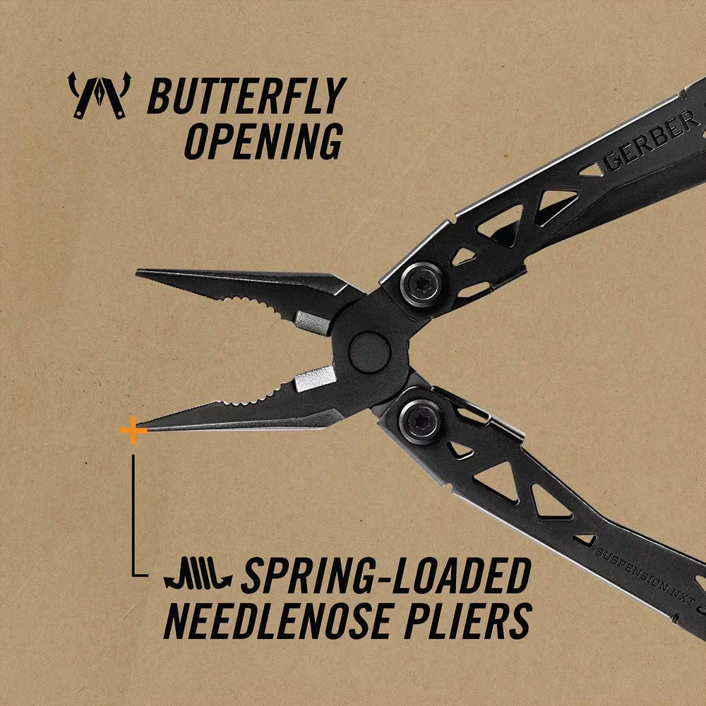 Gerber Suspension Nxt 15 N 1 Multi Tool with Pocket Clip Black 30