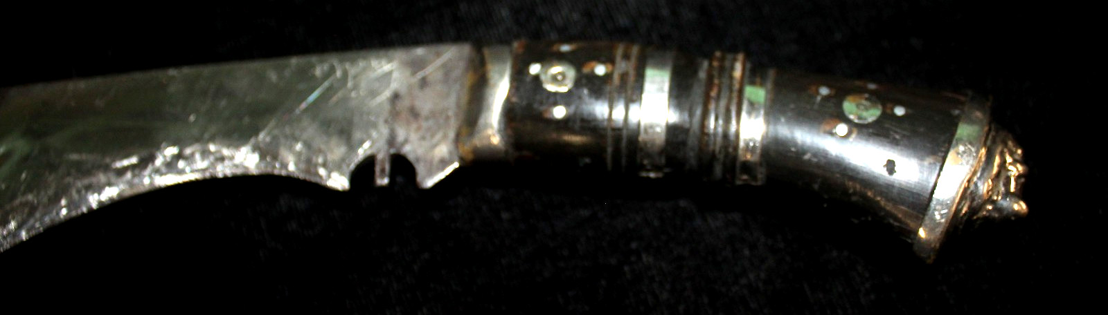GURKA Curved Knife 12″ End to End Handmade in India Needs TLC AO4075643