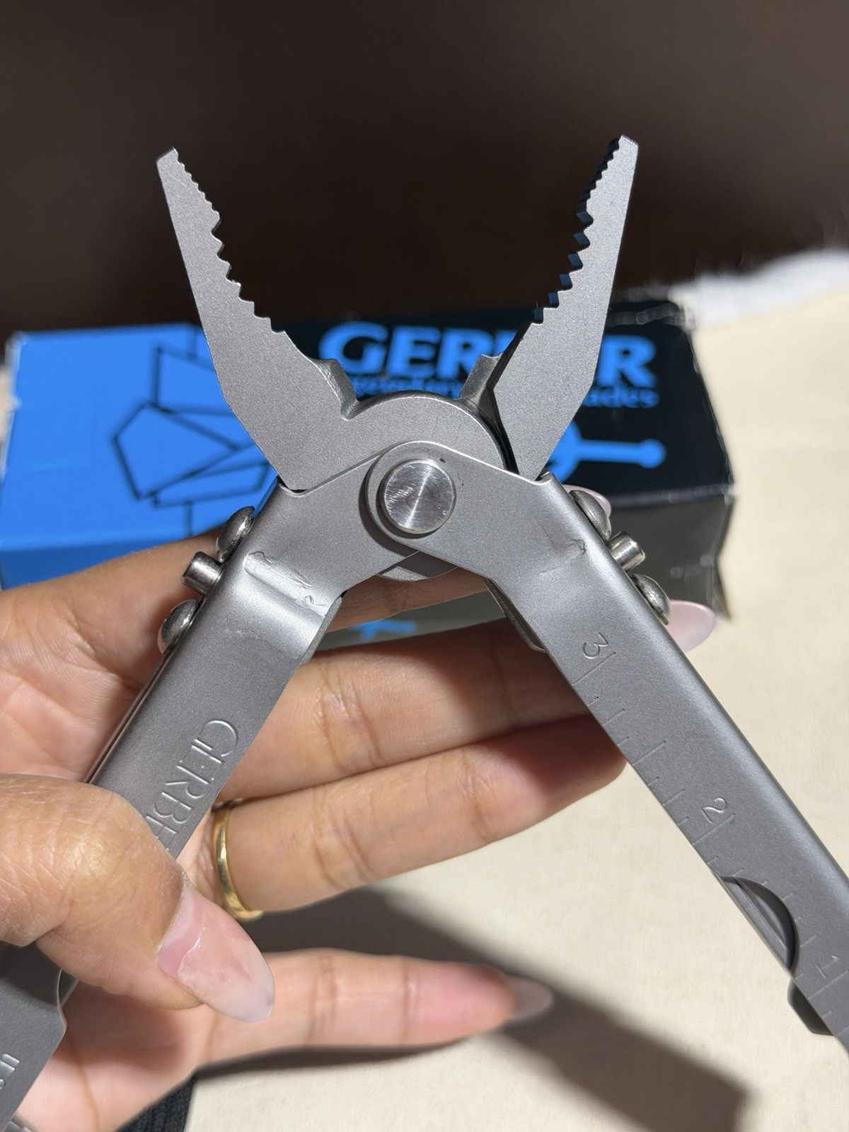 Vintage Gerber Multi-Plier 55800 Stainless Multi-Tool W/ Sheath Box USA