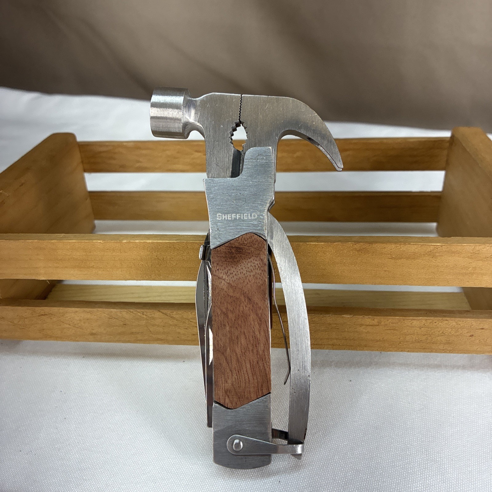Sheffield Multi Tool Pocket Knife Cutters Saw Hammer File Pliers Camping