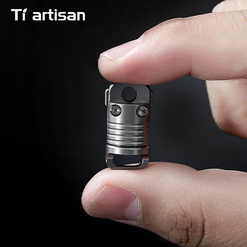 Tiartisan Titanium Alloy Keychain Rotatable Quick Release EDC Pendant