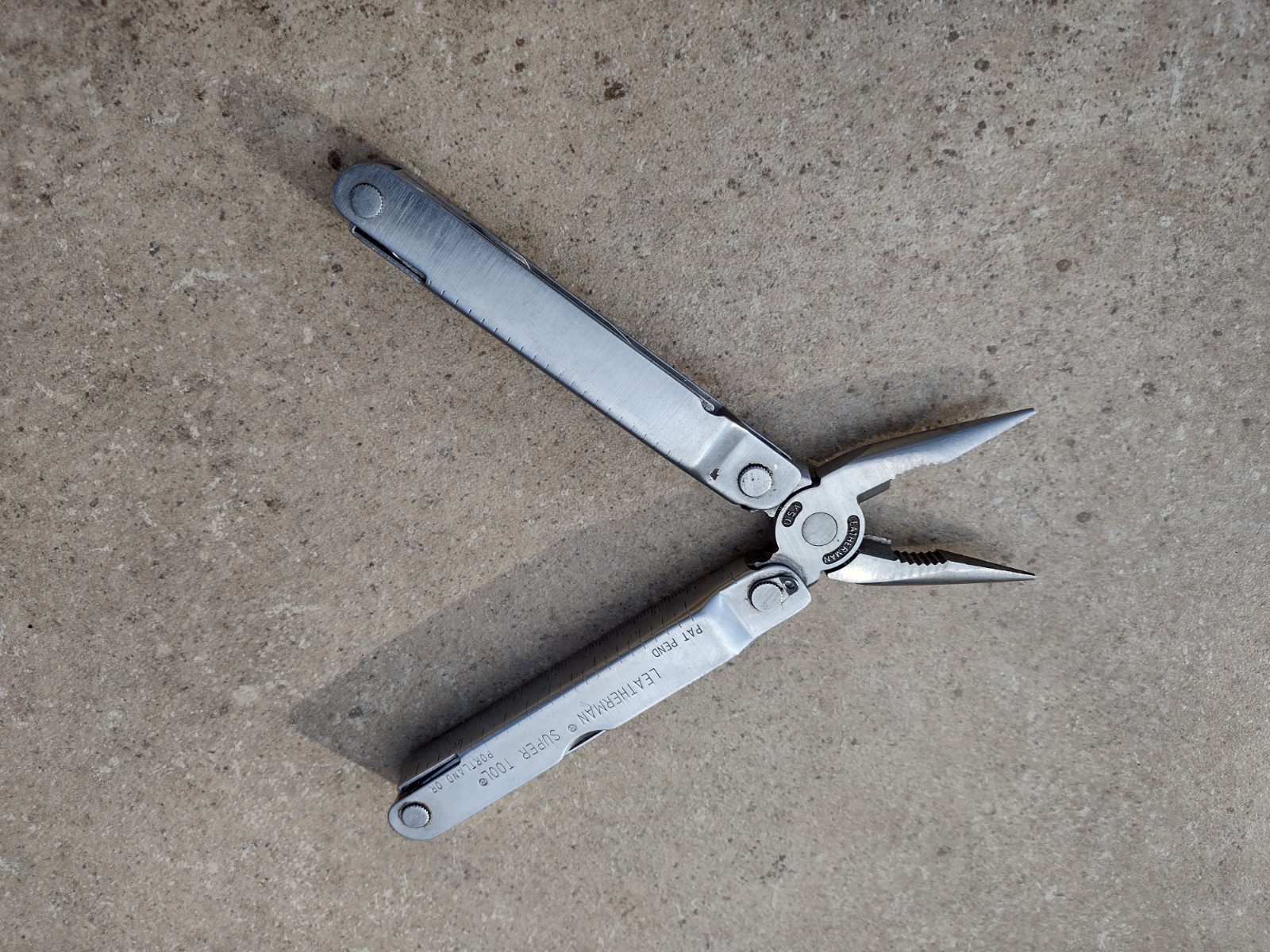 Vintage Leatherman Super Tool PAT PEND Portland OR USA Used/Good No Sheath