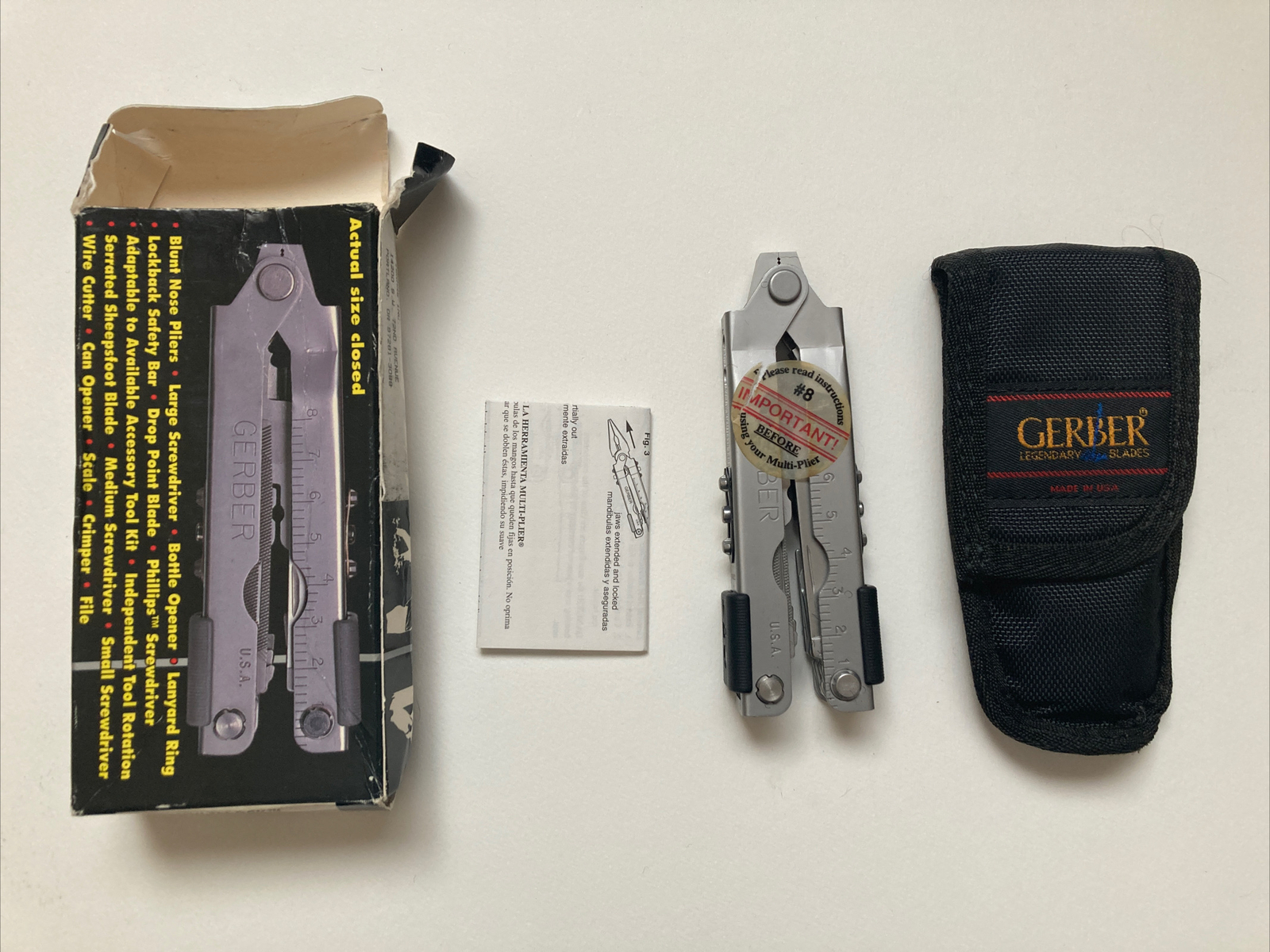 Gerber Multi-Plier 600 Blunt Nose 07500 Retired Collectible New