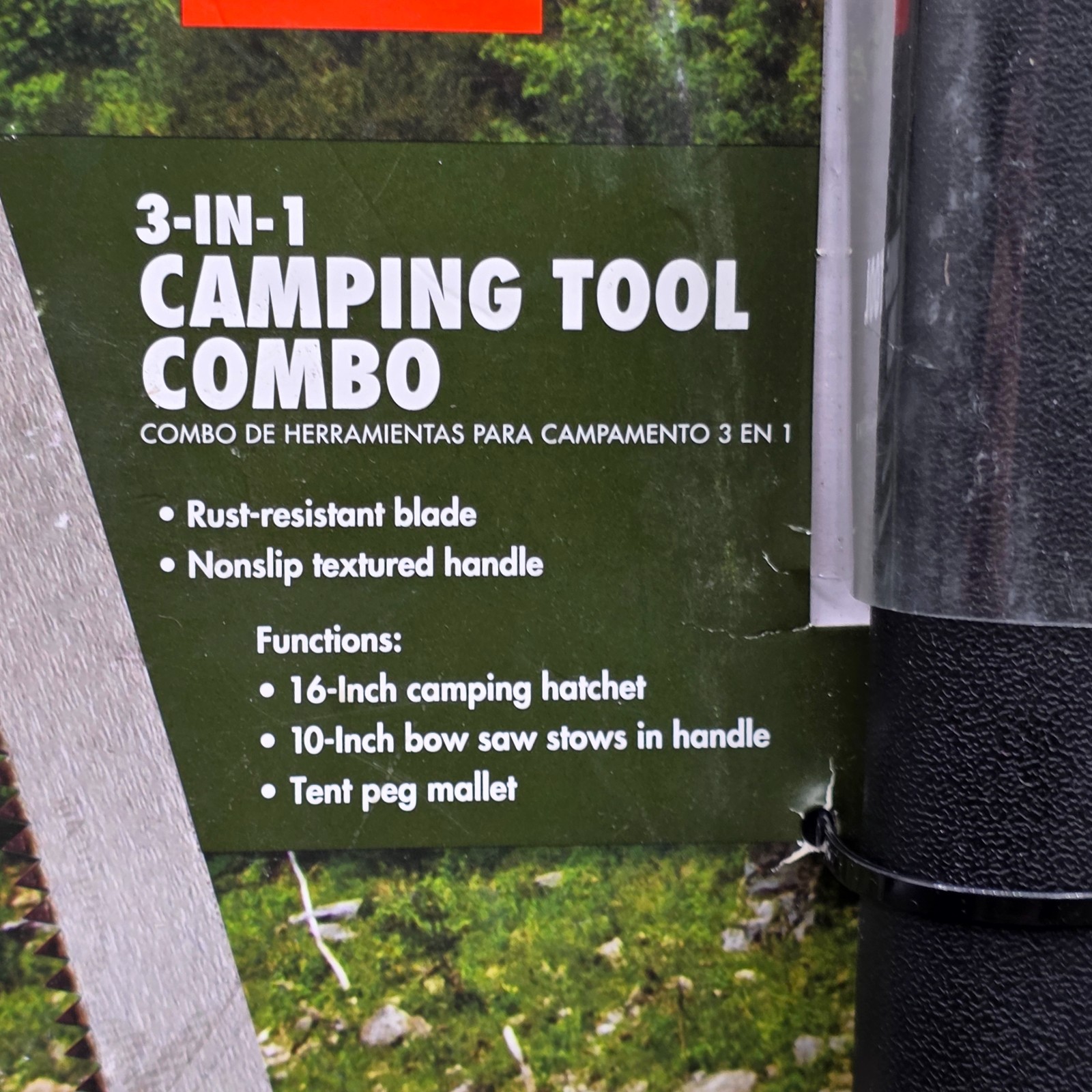 OZARK TRAIL 3 IN 1 CAMPING TOOL COMBO NEW