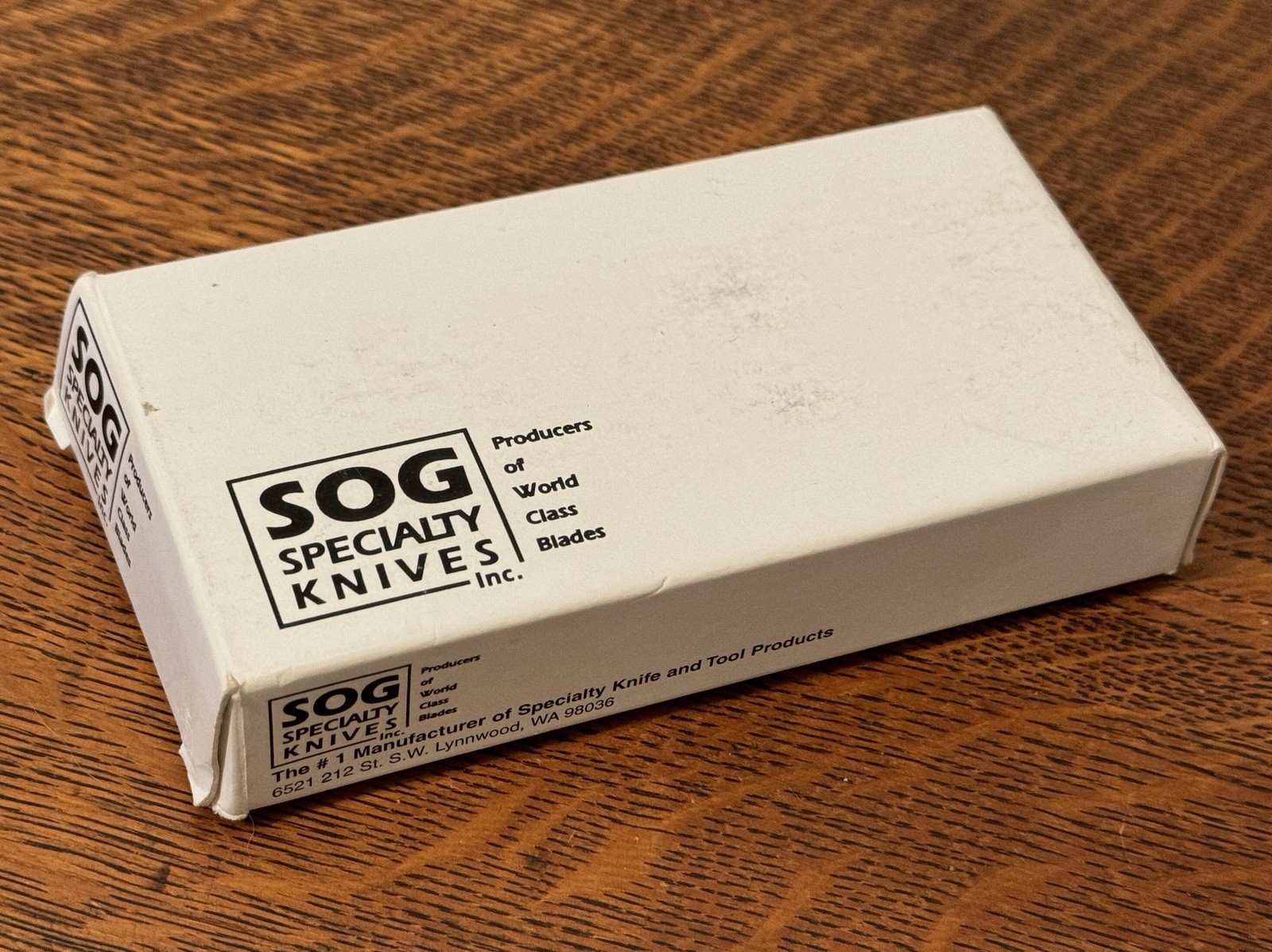 VINTAGE EARLY SOG POWER LOCK S60 UNUSED IN BOX/CASE MULTI TOOL KNIFE LYNNWOOD WA