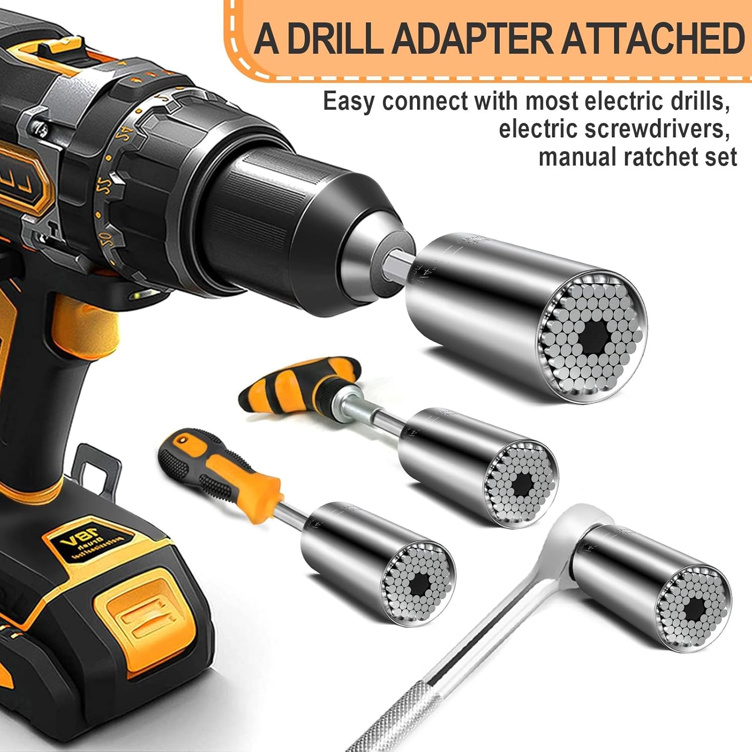 Fathers Day Dad Gifts from Daughter Son Wife Super Universal Socket Tools Gifts