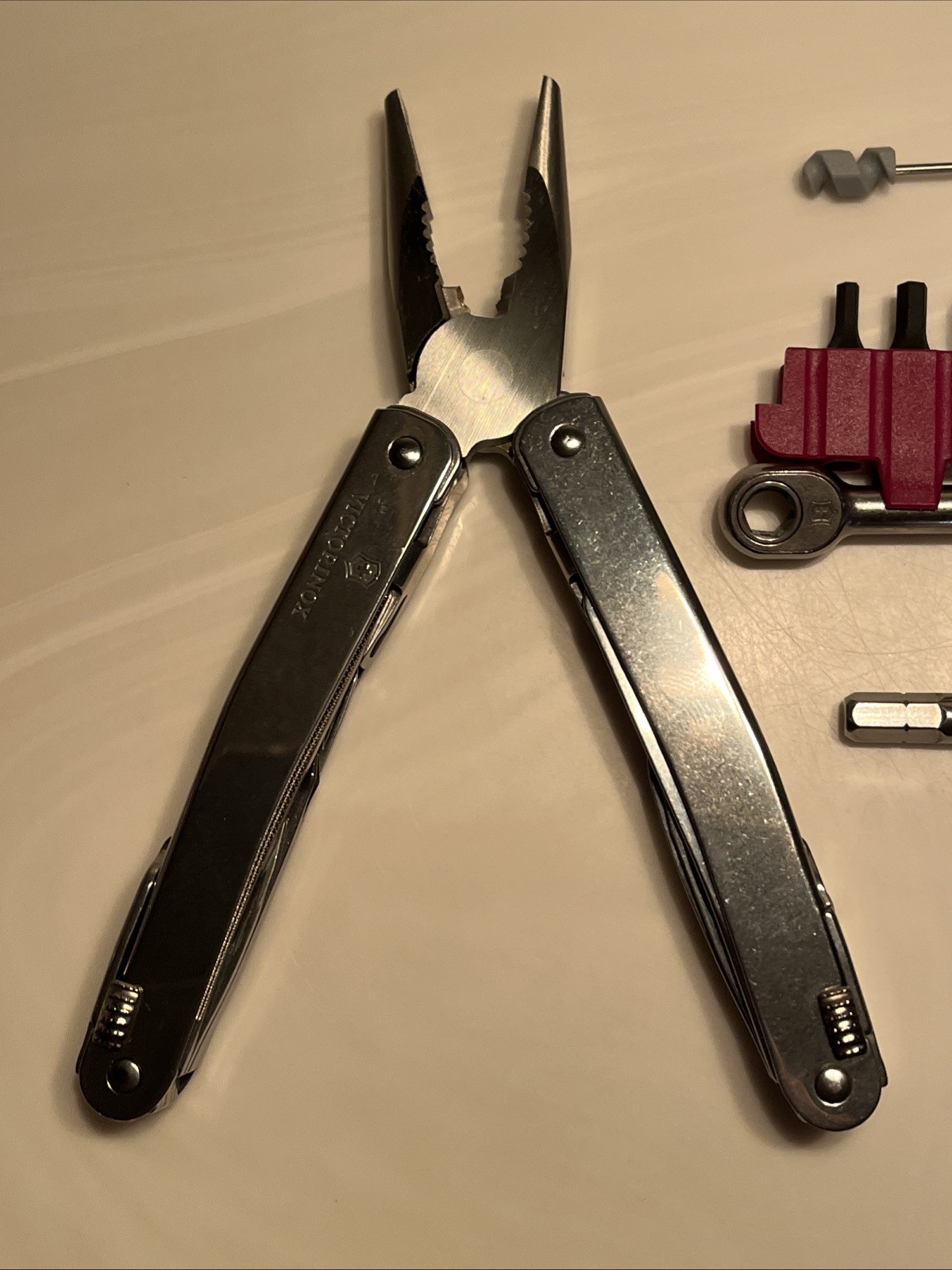 Victorinox Swiss Army Knife SwissTool Spirit X Plus Ratchet & Case **New**