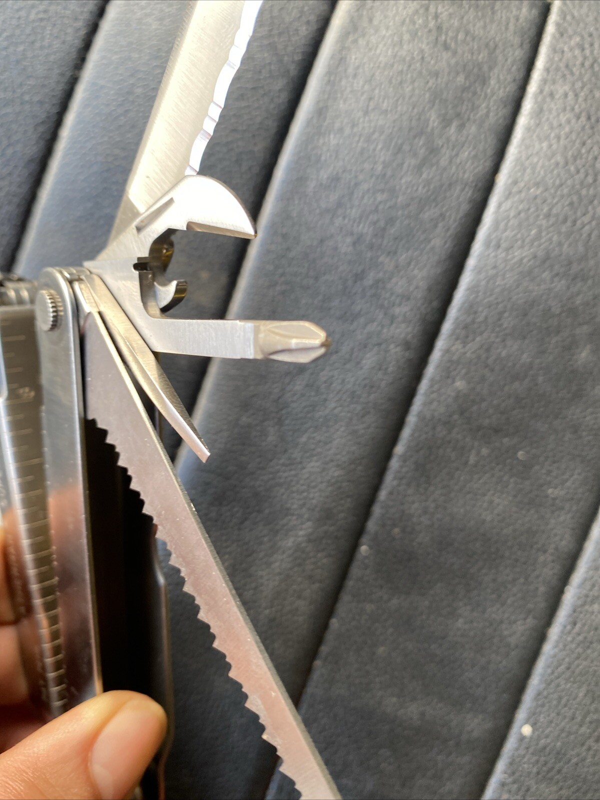 Multi-tool With Pocket Clip. Leatherman 832127 Rev Stainless Steel