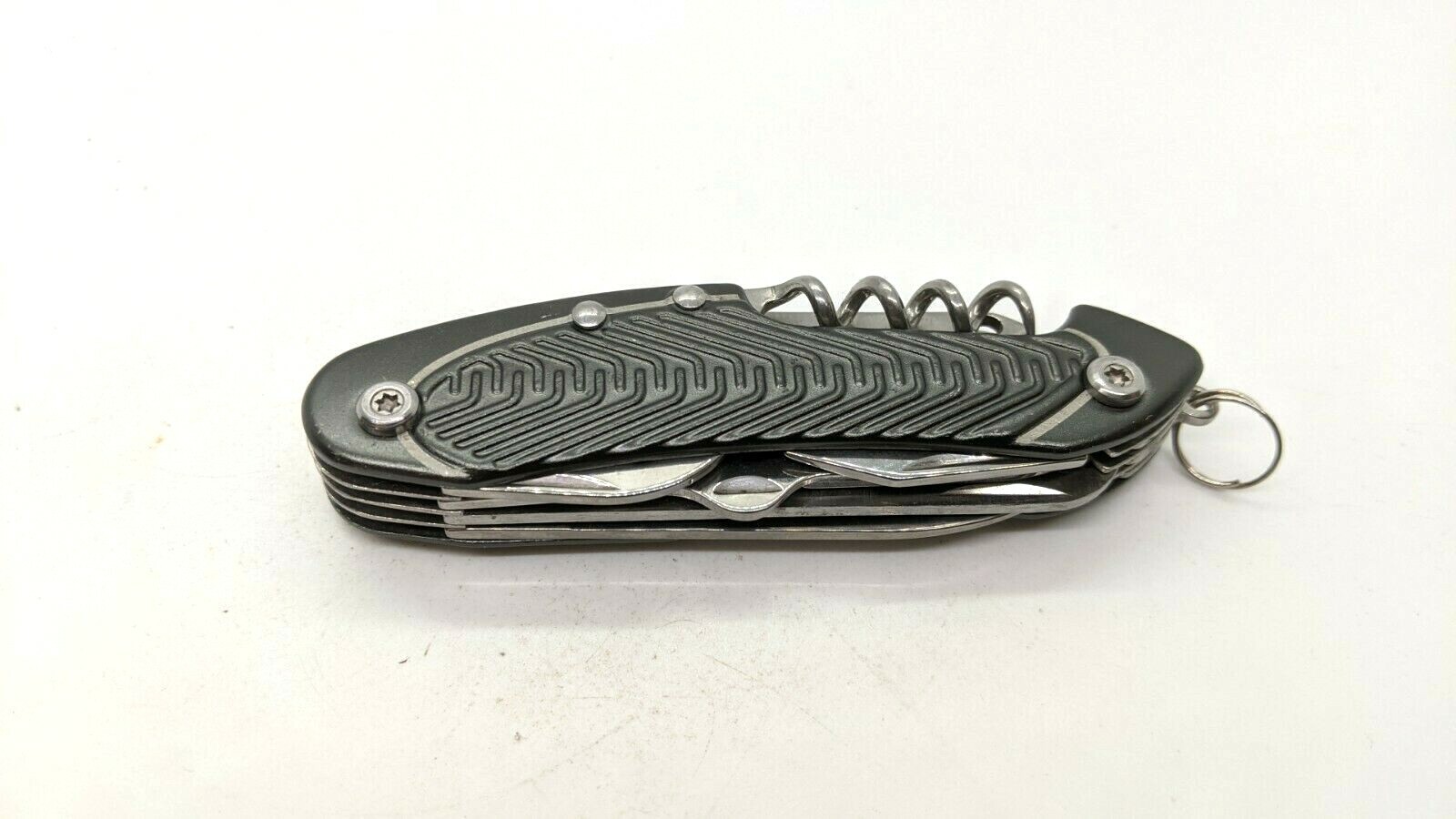 Pacific Trail Multi Tool Scissors Saw Bottle Opener Can Opener Corkscrew Awl