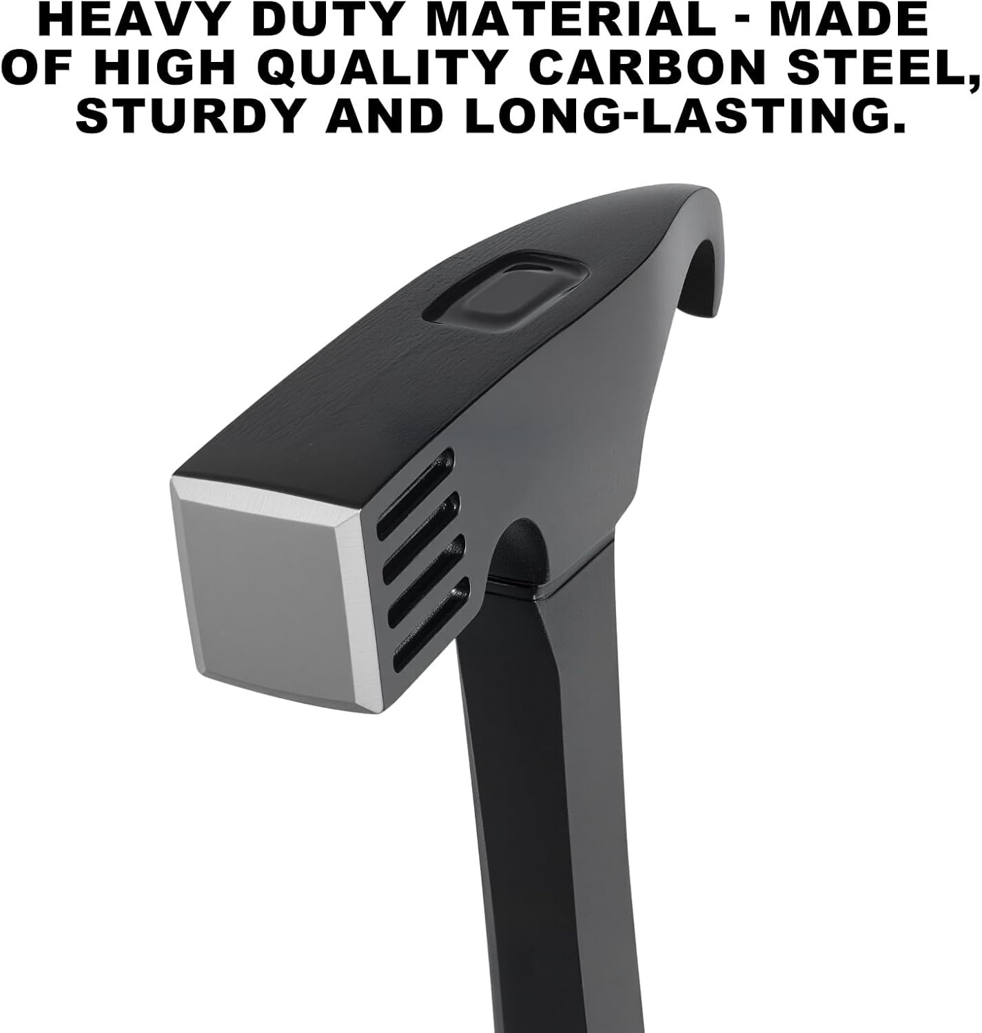 OutdoorPro 10.8″ Heavy-Duty Camping Hammer & Tent Stake Remover – Durable Steel