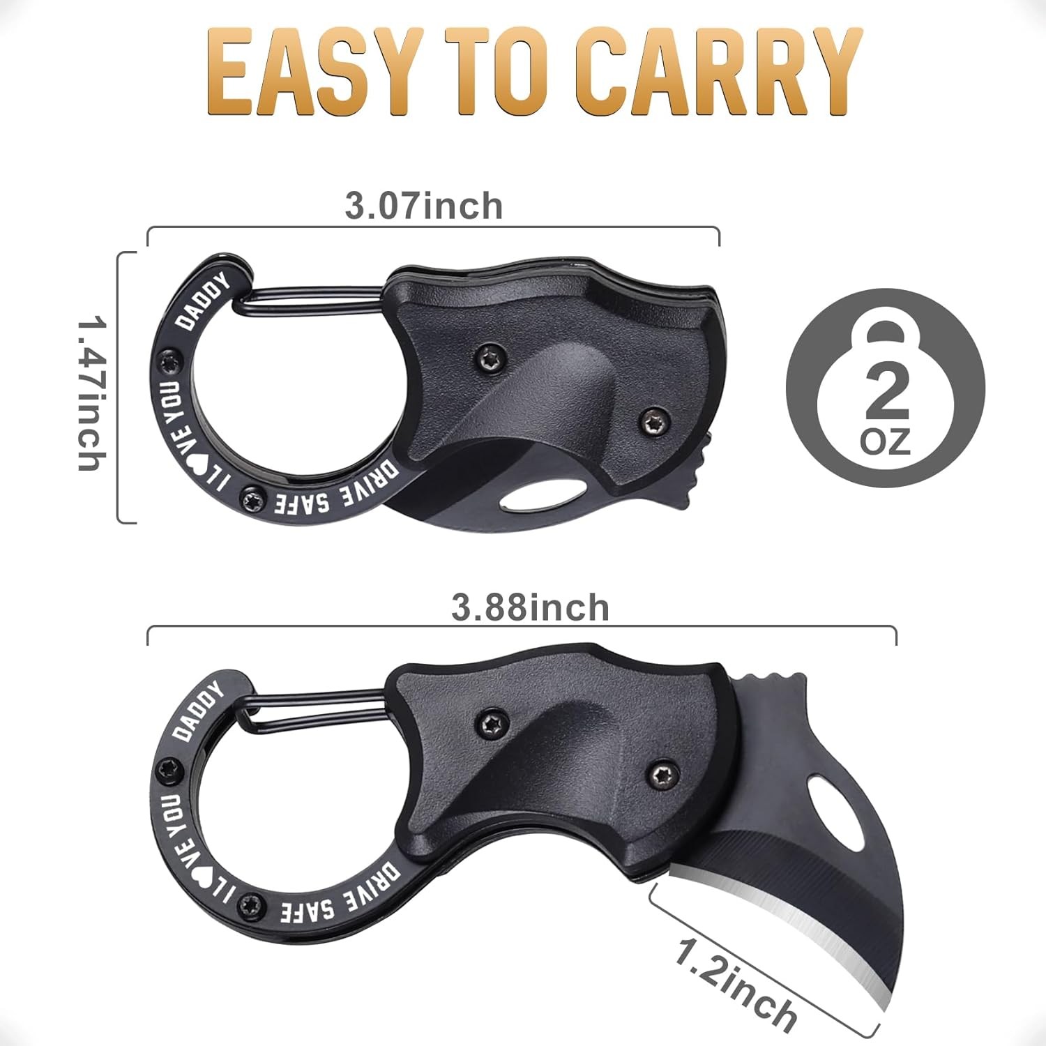 Edc Box Cutter Pocket Knife Multi Tool Box Cutter Gift for Outdoor Enthusiasts