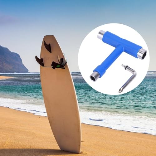 T-Shape Skateboard Tool All-in-One Multi-Function Wrench for Longboard Scooter