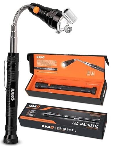 RAK Magnetic Pickup Tool Gifts for Men – Fathers Day Gift, Telescoping Magnet